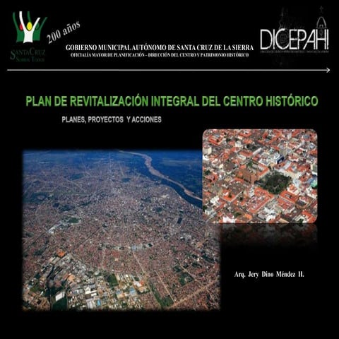 Plan de Revitalización Integral del Centro Historico Santa Cruz de la ...