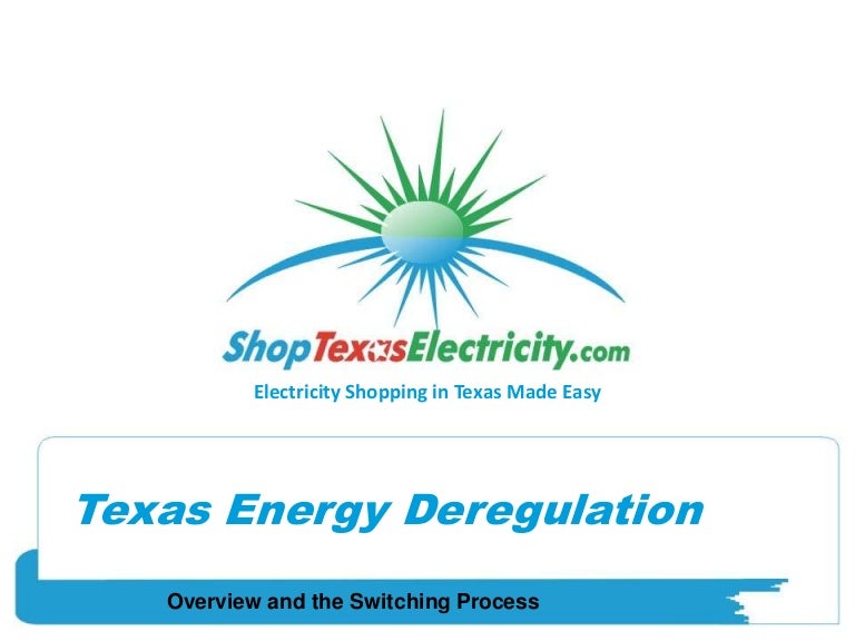 Texas Electricity Deregulation