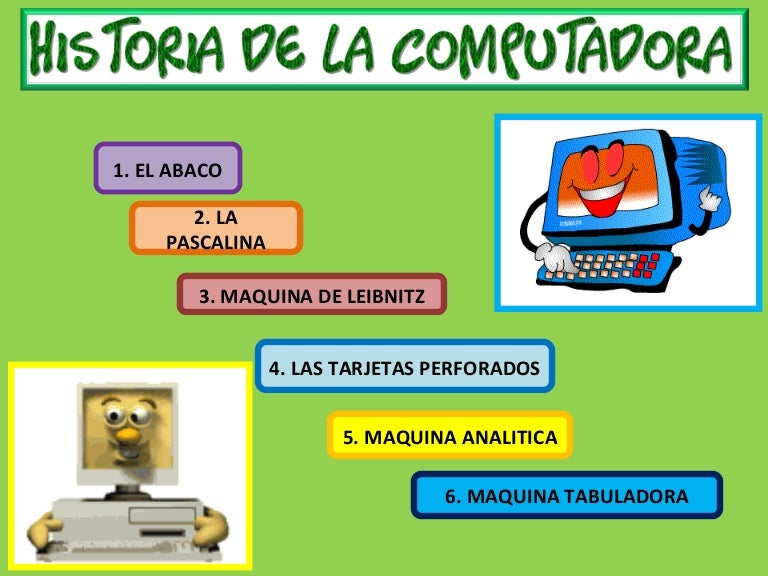 Historia De La Computadora Para Niños