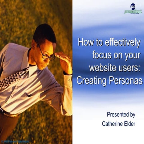 Creating Personas by focusing on your website users