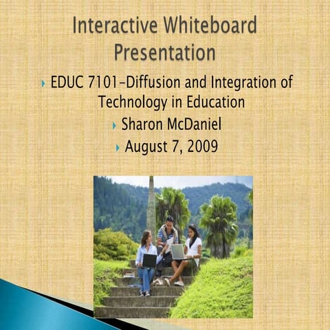 Interactive Whiteboard Presentation 7101