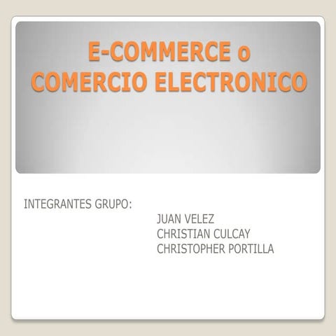 e-commerce