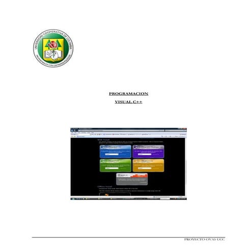 USO DE HERRAMIENTAS IDE VISUAL C++