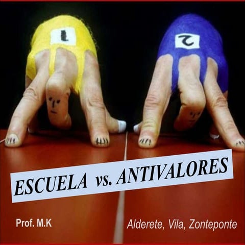Valores y Anti Valores | PPTX