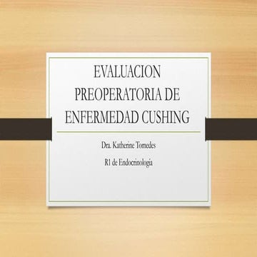 enfermadad de Cushing | PPTX