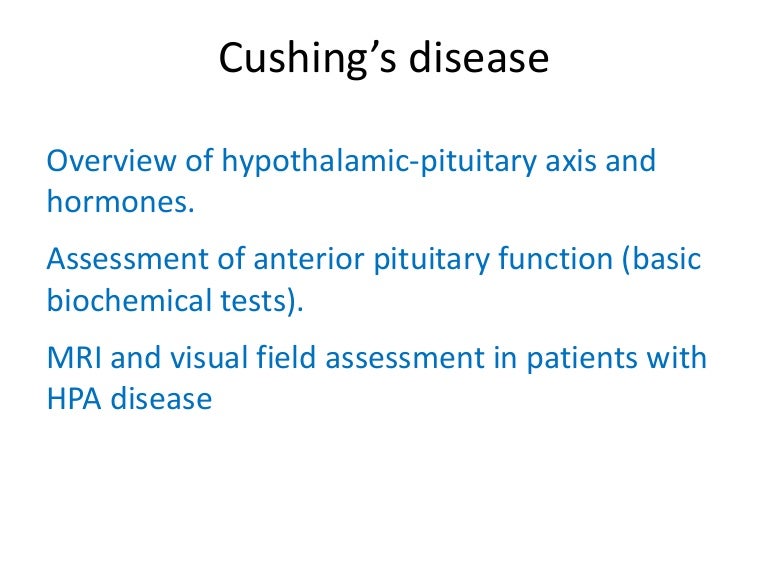 Cushing's disease neuro case presentation open office
