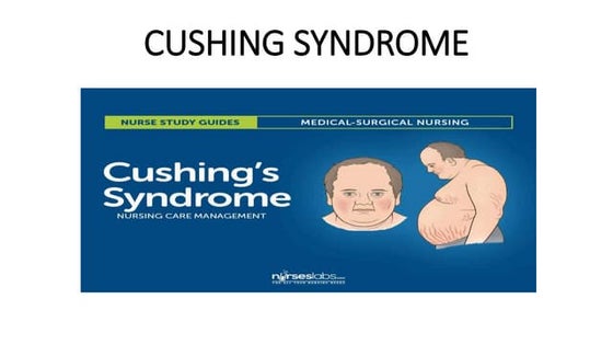 Cushing syndrome and Addison disease Nursing Lesson 2025 | PPTX