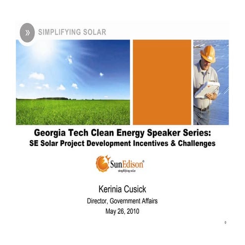 Utility Scale Solar - Kerinia Cusick