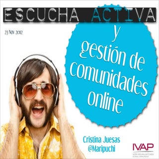 Escucha activa y Gestion de Comunid...