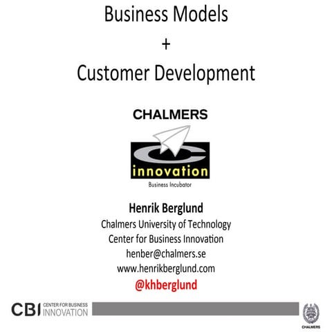 Henrik Berglund - WS - Startup Camp 2013