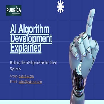 Custom AI Algorithm Development & Generative AI Solutions Pubrica.pdf