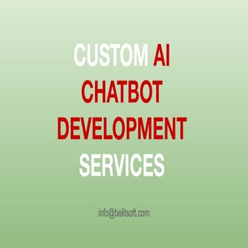 Custom AI Chatbot Development Services.pdf