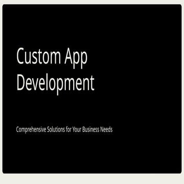 Comprehensive Solutions for Your Business Needs