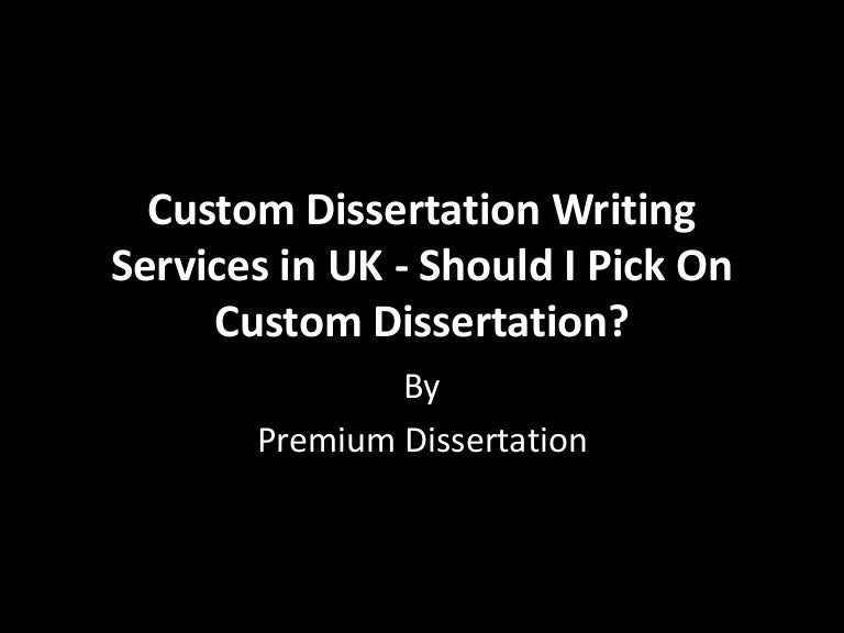 Custom dissertation writers