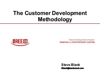 Customer Development Methodology
