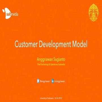 Customer Development Model