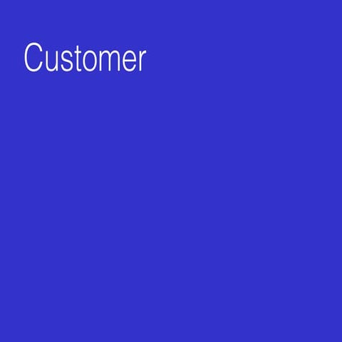 Customer experience-