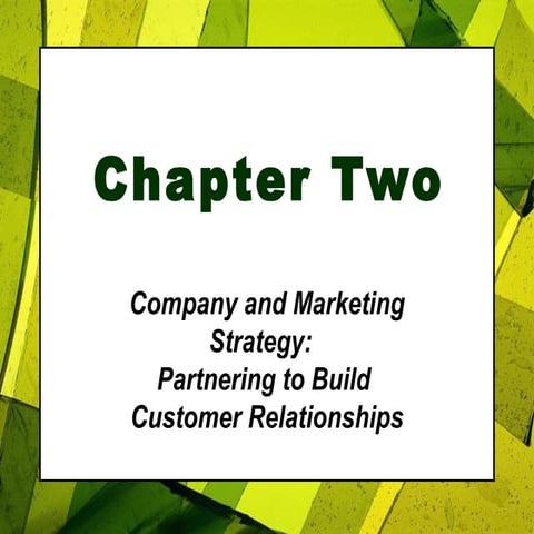 Customer  Relationship And  Strategic  Planning   Marketing