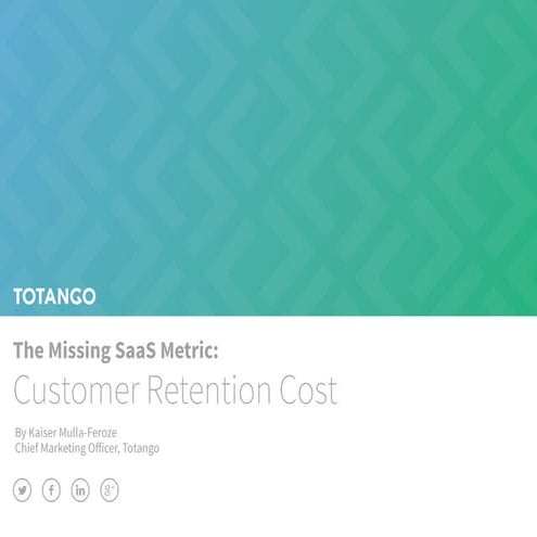 Customer Retention Cost Report