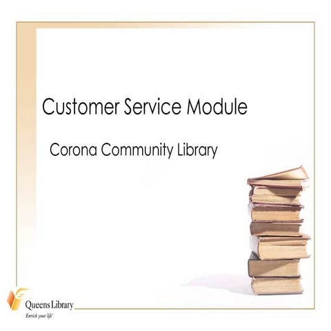 Customer Service Module