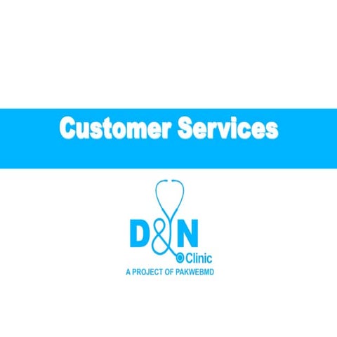 Customer service presentation