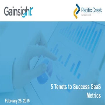 Customer Success: The Secret to Subscription Success and the Metrics that Matter