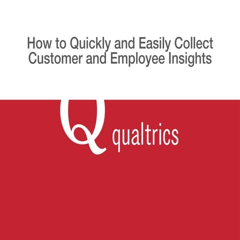 How to Quickly and Easily Collect Customer and Employee Insights