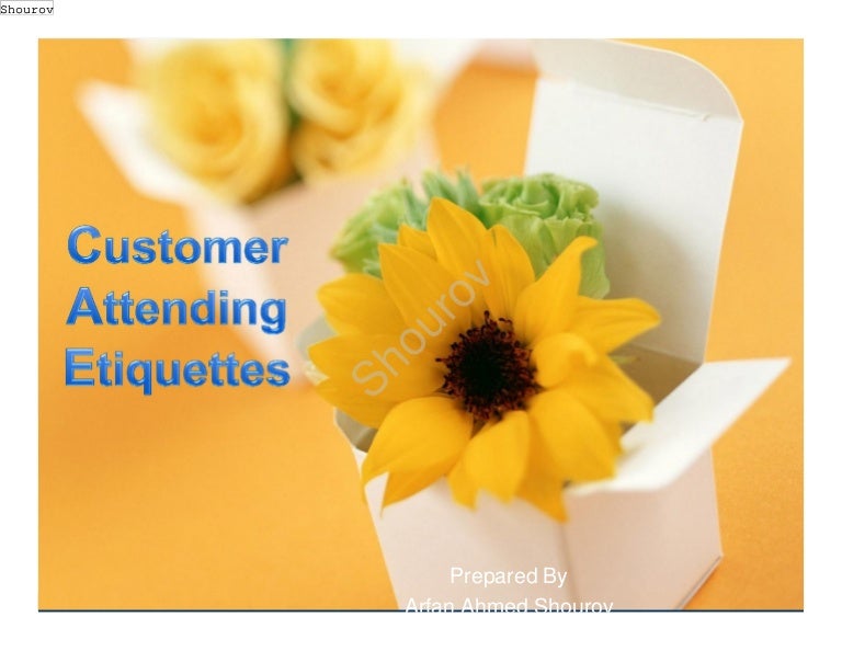 customer service etiquettes