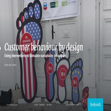 Customer behaviour by design - SDN workout Meetup 2020