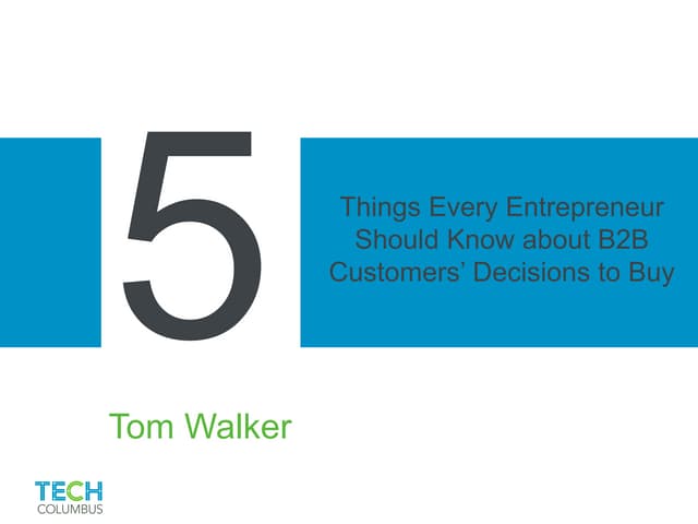 5 Things to Know About Customer Buying Decisions