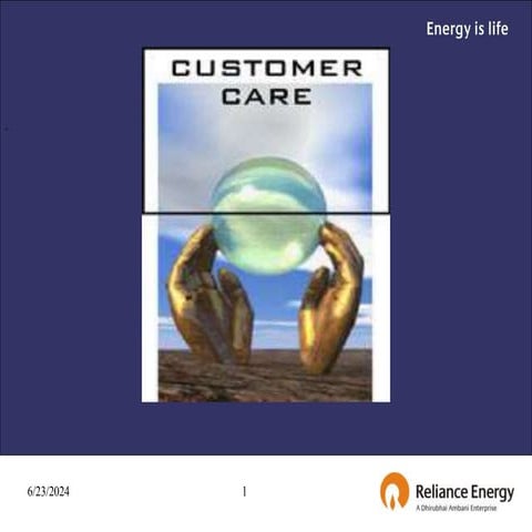 Customer  Care- Electric utility services.ppt