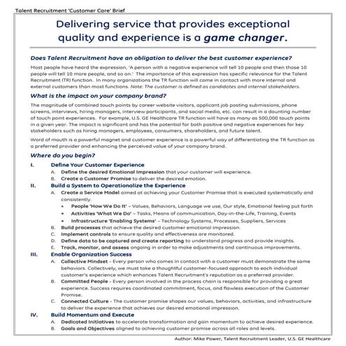 Deliver A Positive Job Applicant Experience