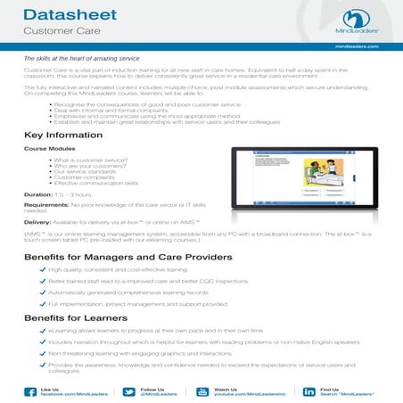 Customer Care eLearning