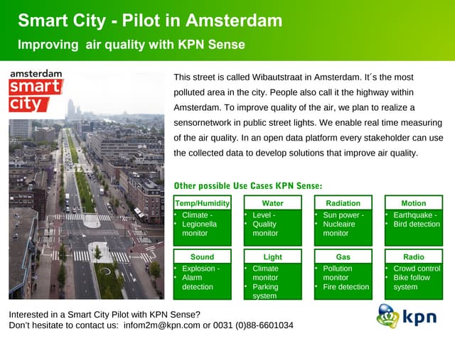 Smart City - Pilot in Amsterdam 