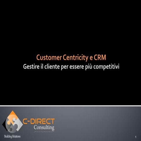 CRM e Customer Centricity