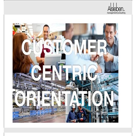 The Customer Centric Organisation