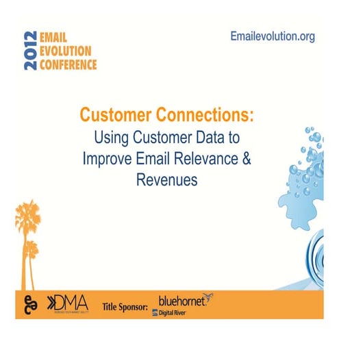 Customer Connections: Using Customer Data to Improve Email Relevance & Revenues