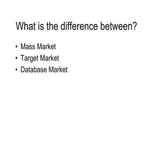Customer database and database marketing 19-10-13 [compatibility mode]