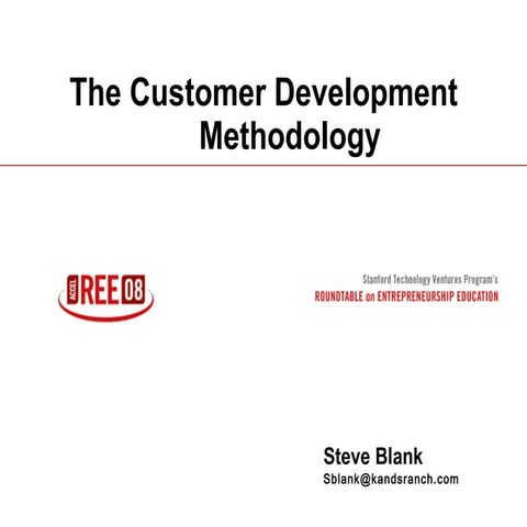Customer Development Methodology