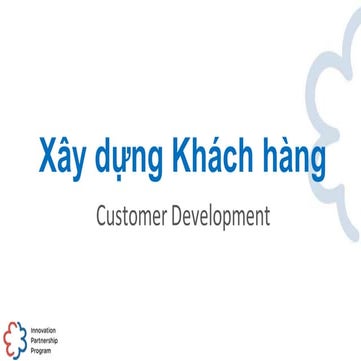 Customer development 