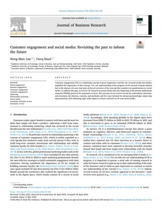 Customer engagement and social media.pdf