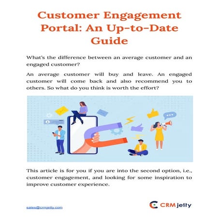 Customer engagement portal an up to-date guide