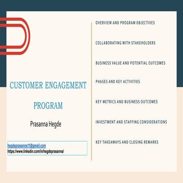Customer Engagement Program | PDF