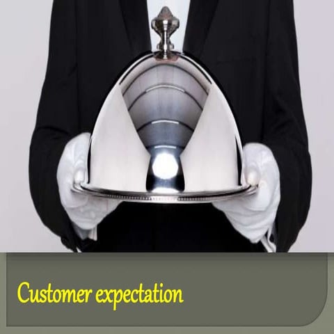 Customer expectation- Zone of Tolerance 