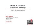 Where is Customer Experience Heading?