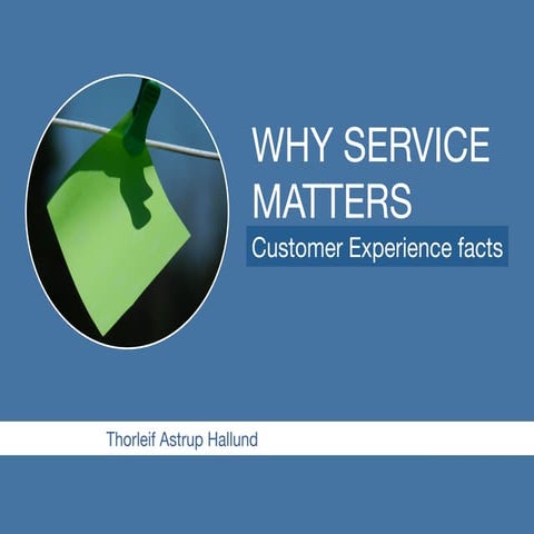 Why service matters