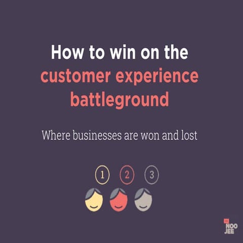 How to win on the customer experience battleground; where businesses are won ...