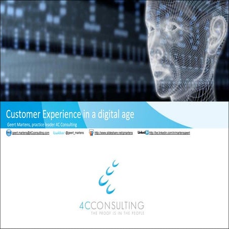 Customer experience in a digital age (preview)