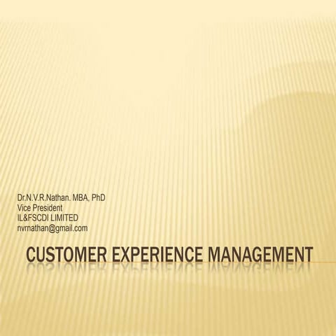 Customer Experience Management