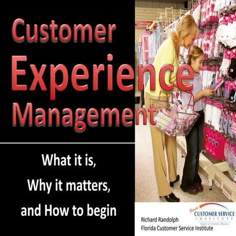 Customer Experience Management